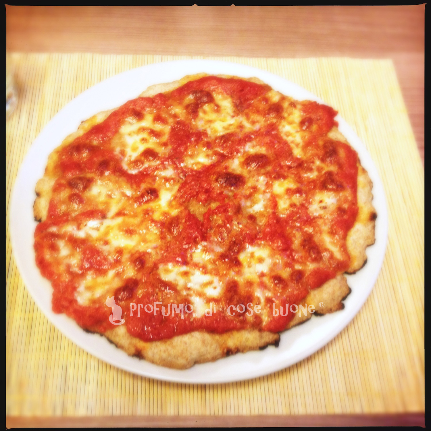 Profumo di cose buone Pizza integrale senza lievito