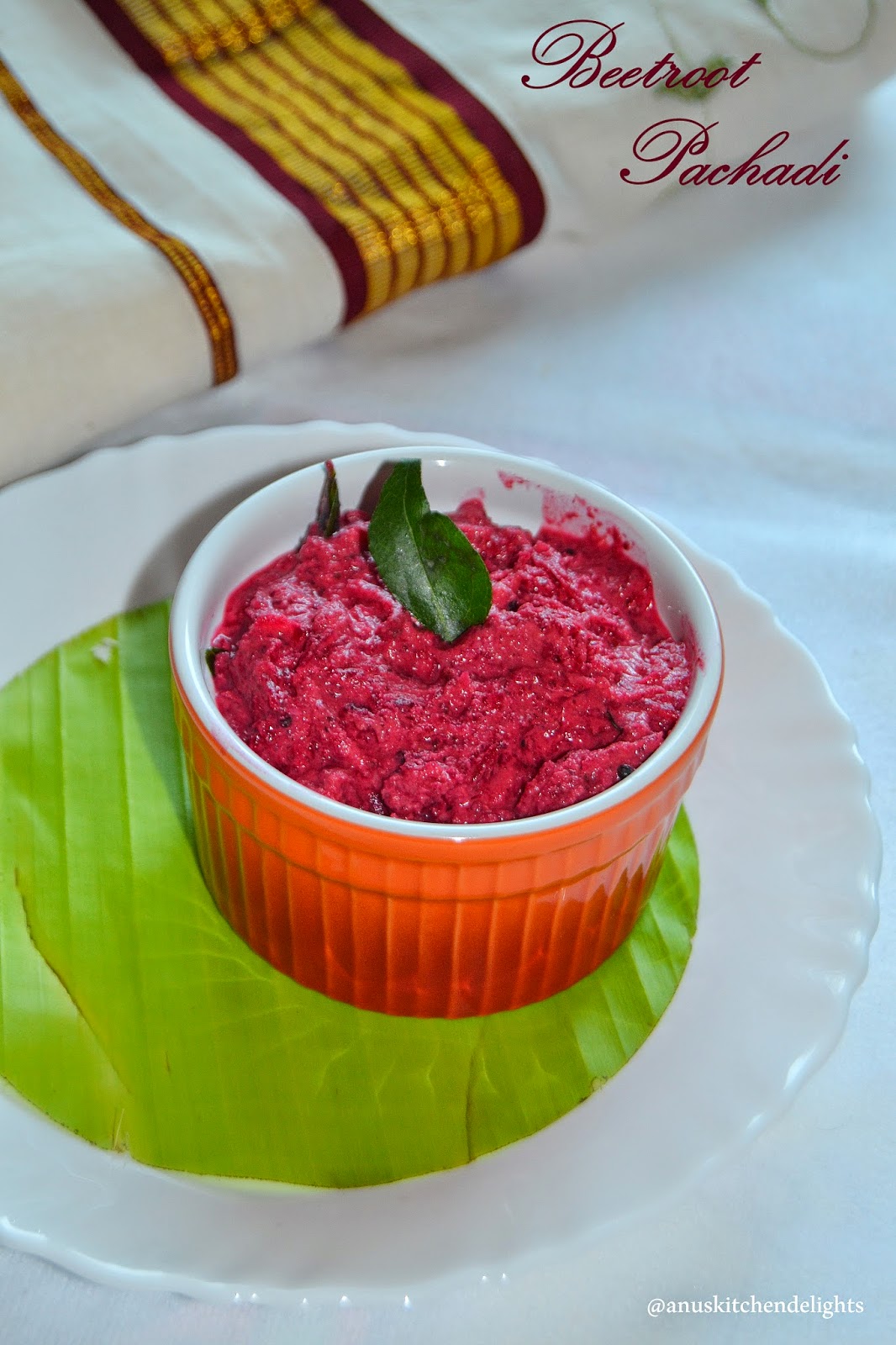 Anu's Kitchendelights Beetroot Pachadi Kerala Style Beetroot Pachadi