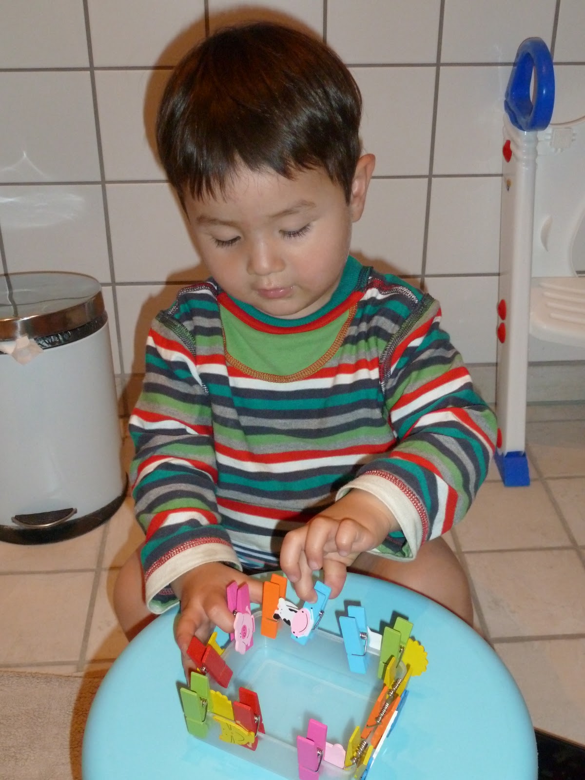 Family FECS Montessori Activity Pegging Clothespins