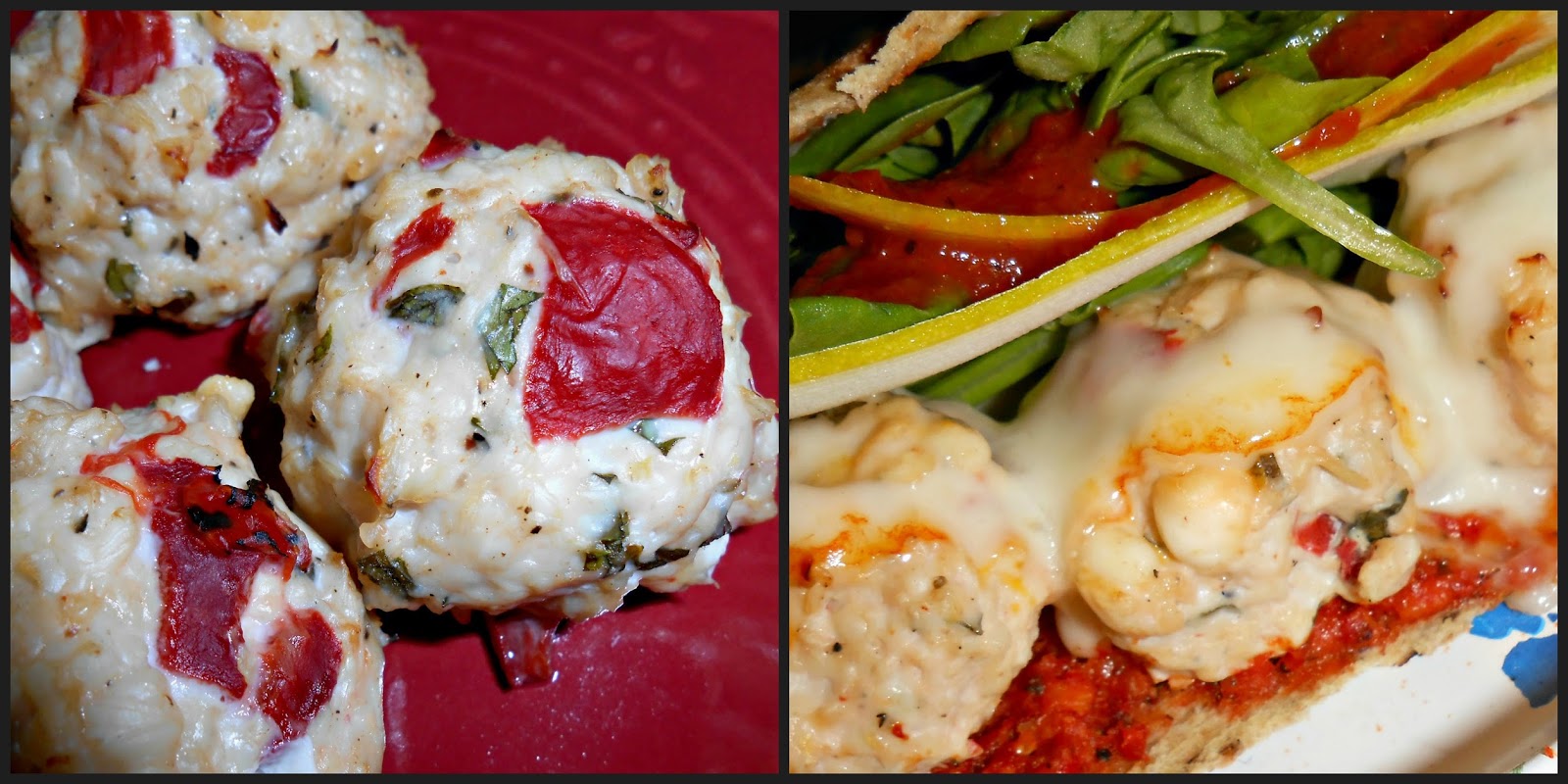 When Every Carb Counts Mediterranean Chicken Meatball Pitas