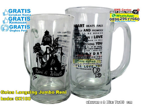 Gelas Langsing Jumbo Reni jual