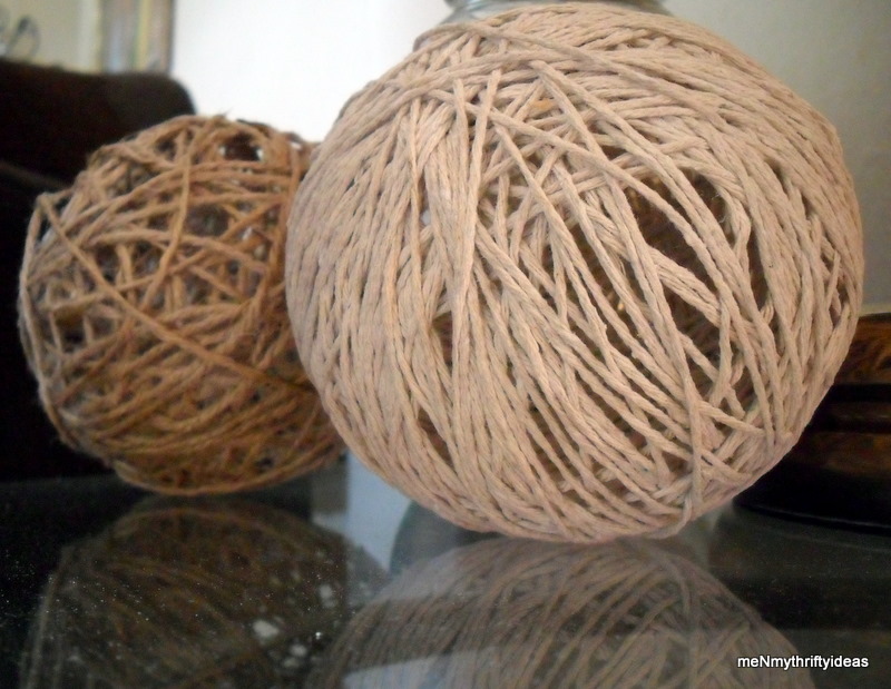 me and my thrifty ideas DIY Twine Ball