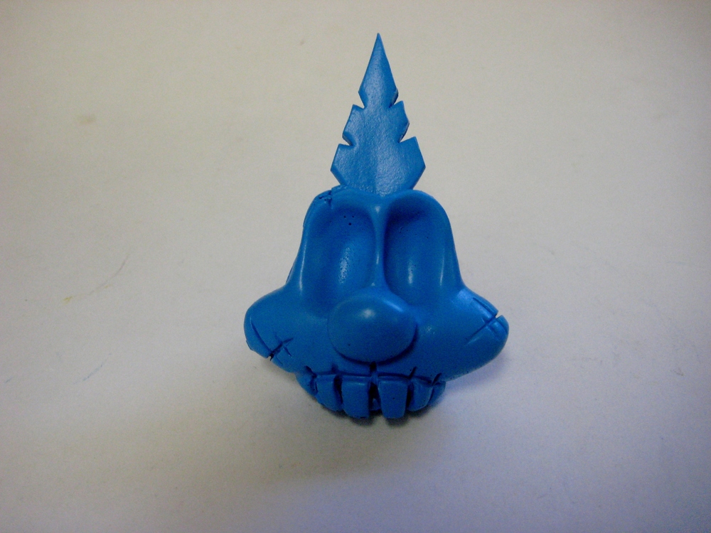 Bone Heads resin pieces by JFury Tenacious.Ninja Art Toy Blog