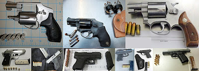 Guns Discovered at (L-R) EUG, CHO, MSY, TYS, BOI, BIL, ABQ, ACT, DFW 