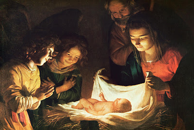 adoration of the baby gerrit van honthorst