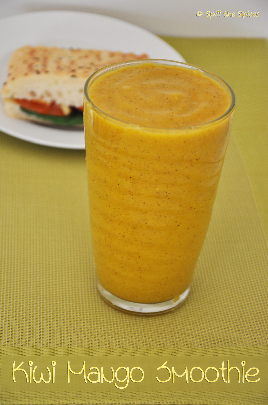 Kiwi Mango Smoothie Spill the Spices