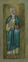 orthodox icon of saint matthew the apostle