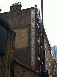 Ghost sign in Shoreditch, London EC2