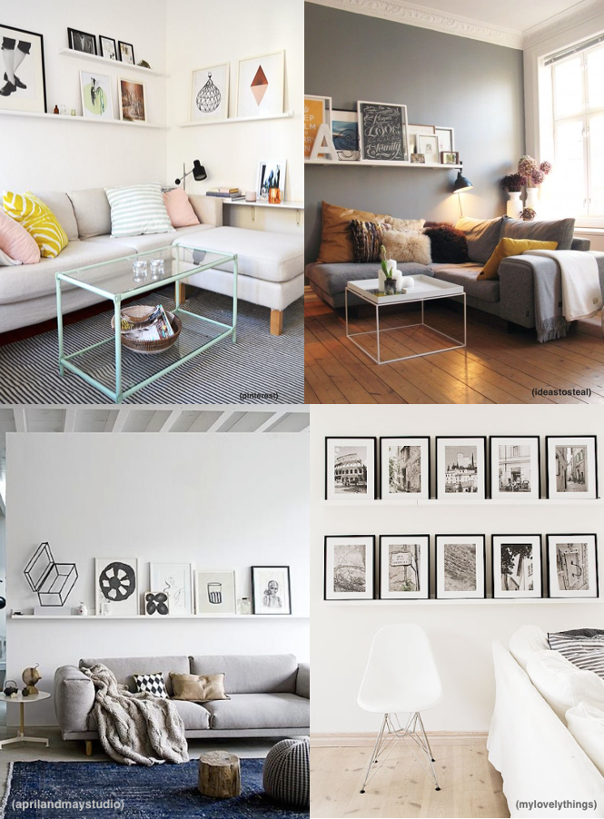 Segui Decorando, el blog de LA TRUECA: Cómo colgar cuadros. Styling 101!