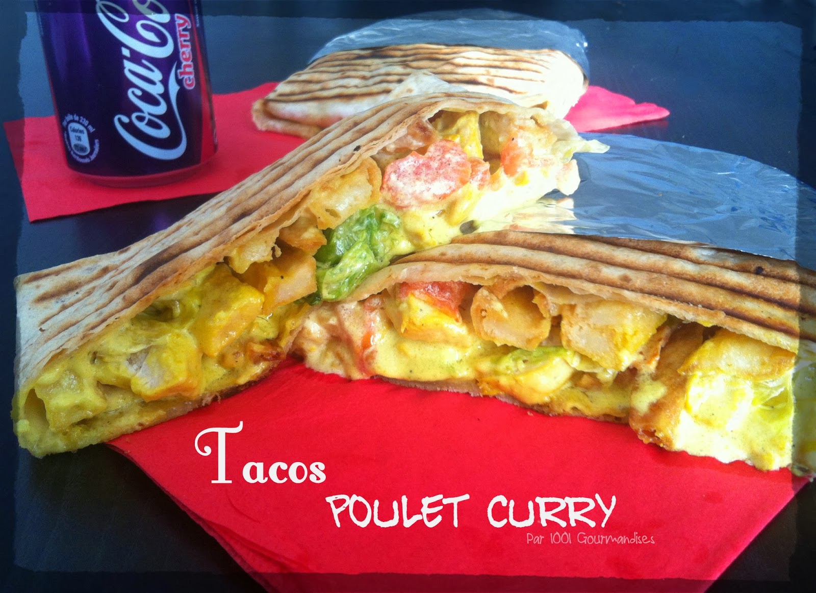Recette de tacos poulet curry