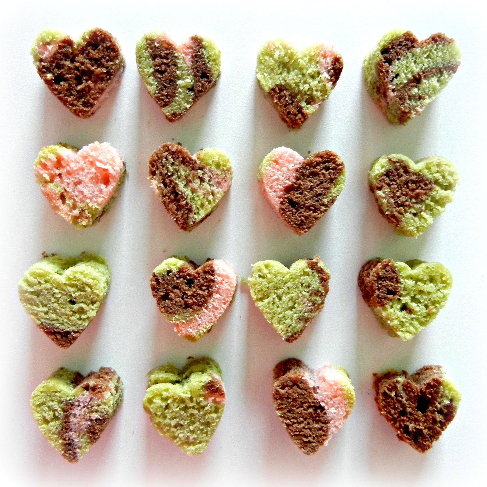 Sugar Swings! Serve Some marbled loaf and mini heart shaped cakes...!