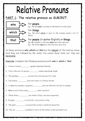 Printables Relative Pronoun Worksheet relative pronouns worksheet imperialdesignstudio theme of the dayrelative grade 4