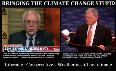 Bernie Sanders and Jim Inhofe on Climate Change