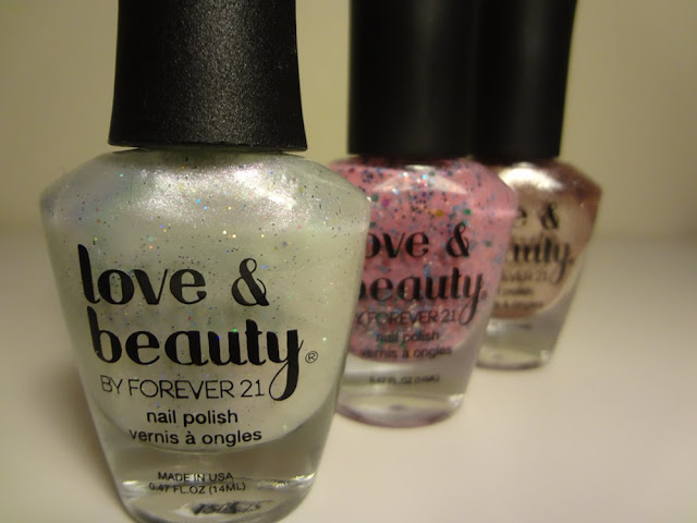 forever21 love and beauty nail polishes