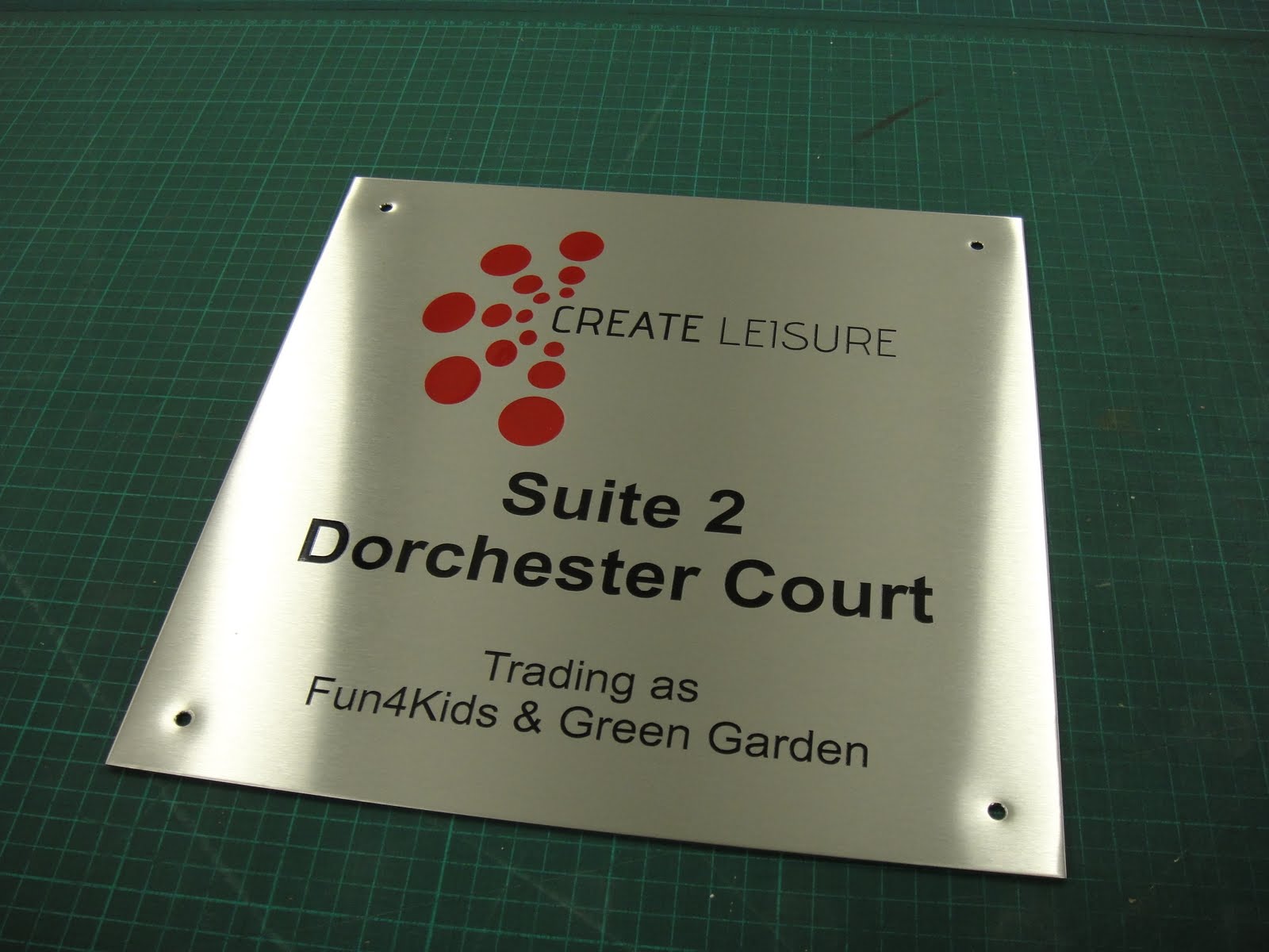 Signage work by Creative Sign and Design Ltd, Warwickshire Perspex