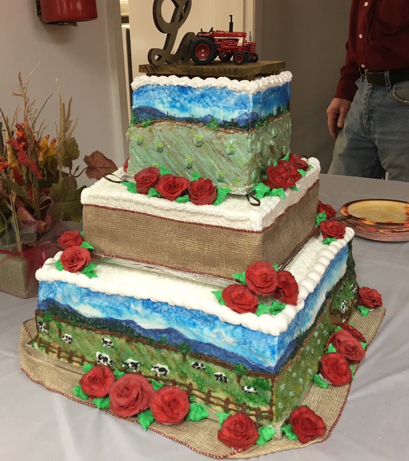 Worthington wedding cake