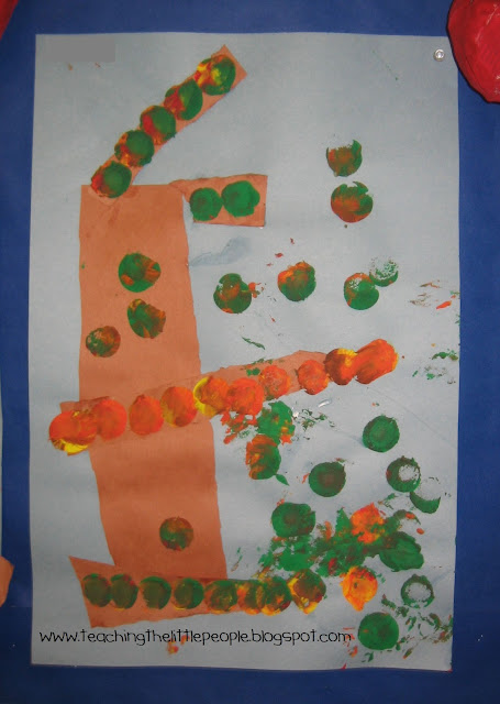 Teaching The Little People: Making Tree Art in Preschool