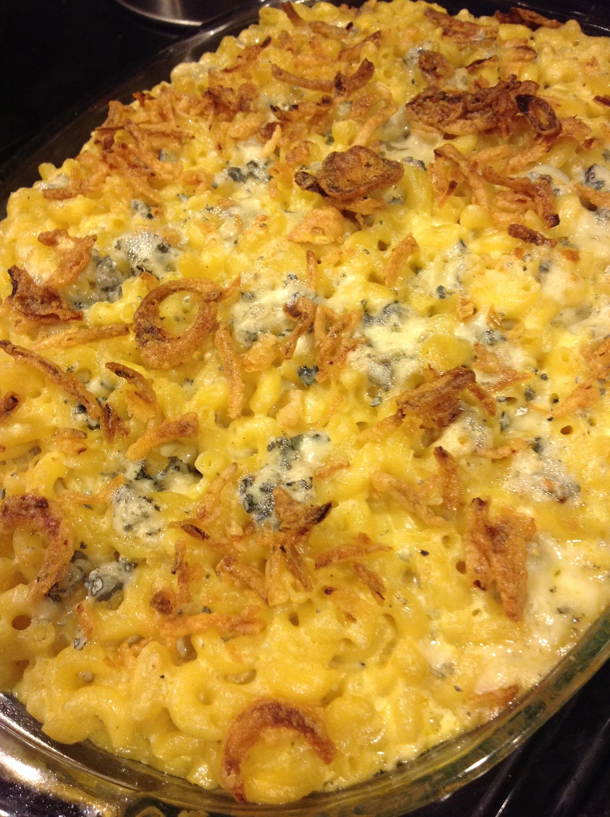 It's all good. Macaroni and Blue Cheese