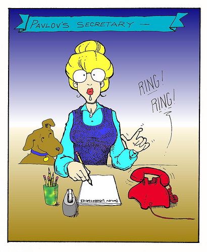 Busy Secretary Cartoon