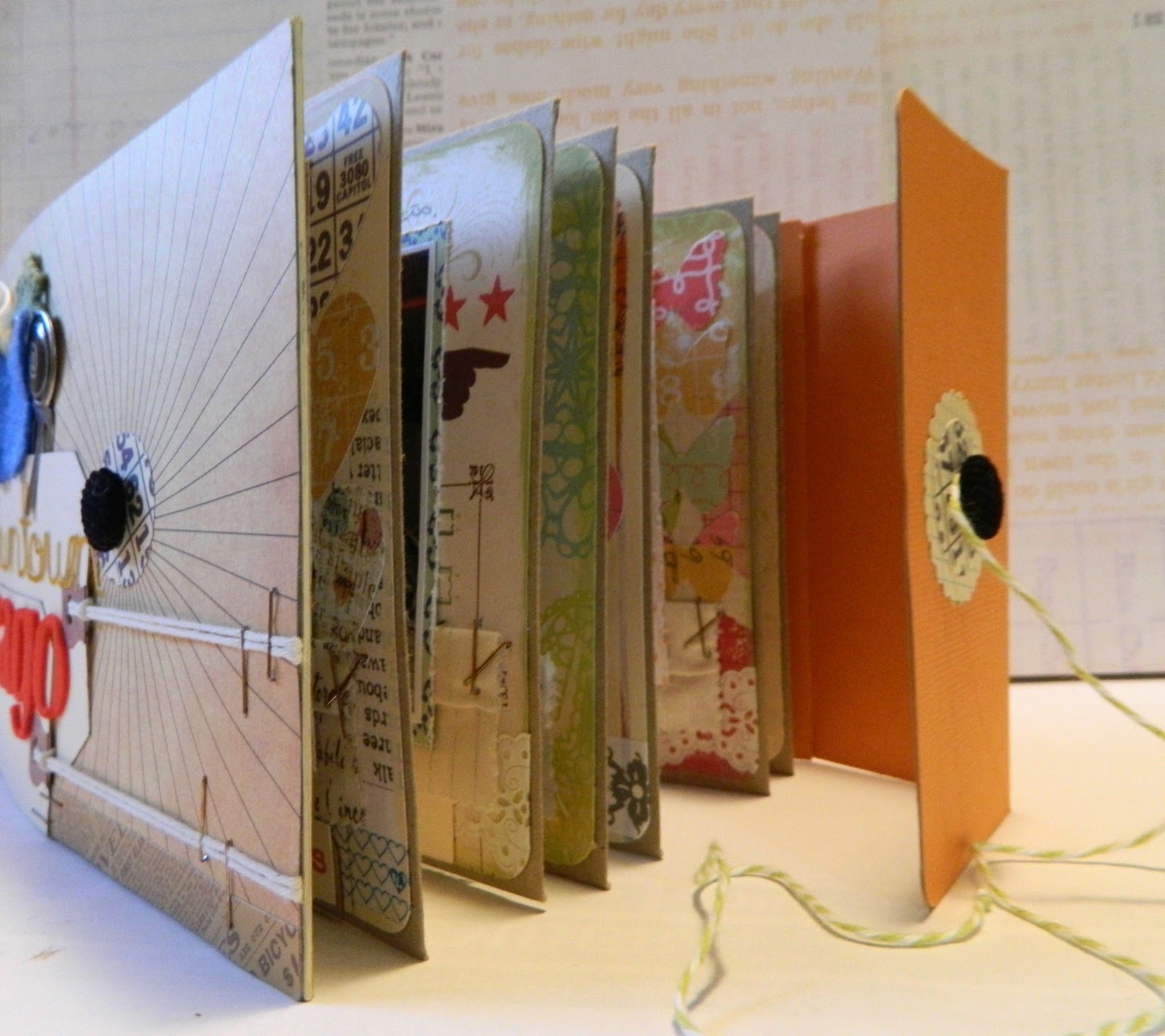 The Scrappy Tree Accordion Binding with Gate Fold Cover