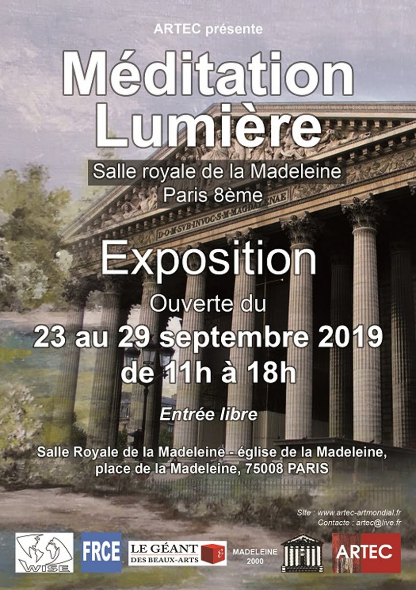 PROCHAINE EXPO : Paris, église de la Madeleine, salle royale.