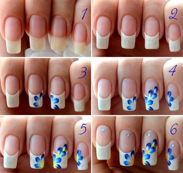 Learn Here How to Draw Flower Designs on Nails? Calgary, Edmonton