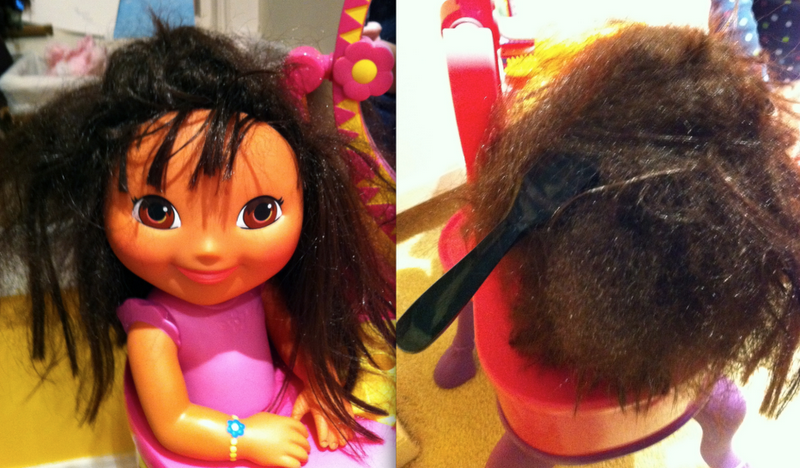 doll head to brush hair