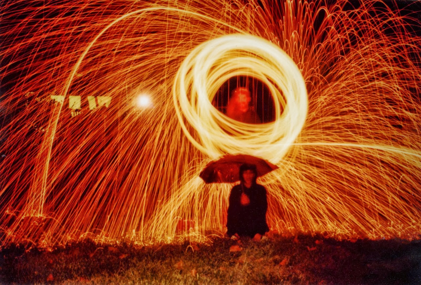 Chainsaws and Jelly Photoshoot Steel Wool Ring of Fire