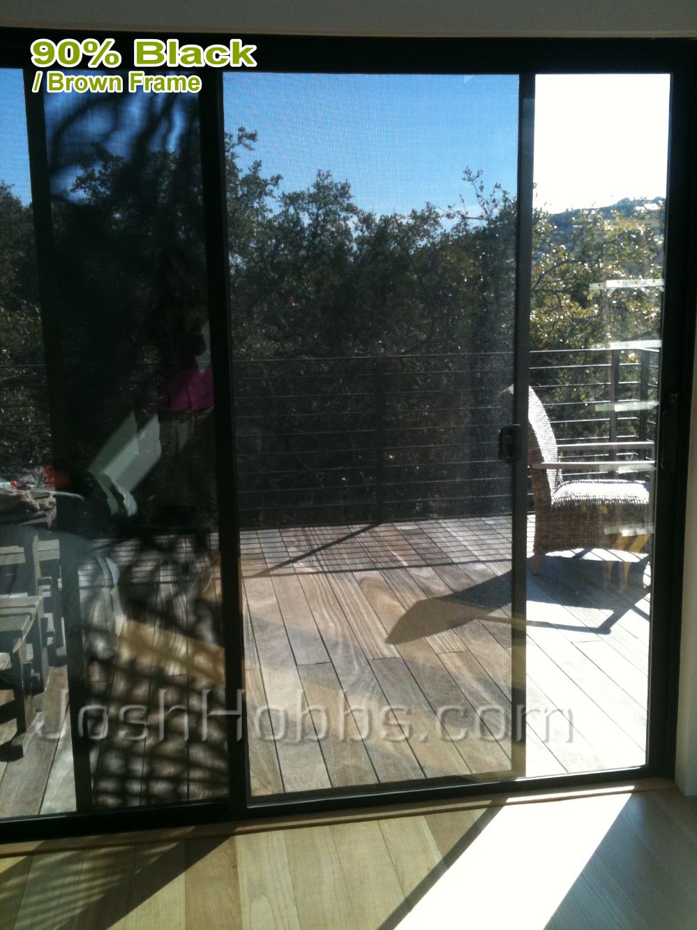 Josh Hobbs Austin, Texas Solar Screen Services Can you Shade a sliding door from the Sun