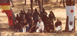 Con Ruy San en la sierra de Madrid por 1983.