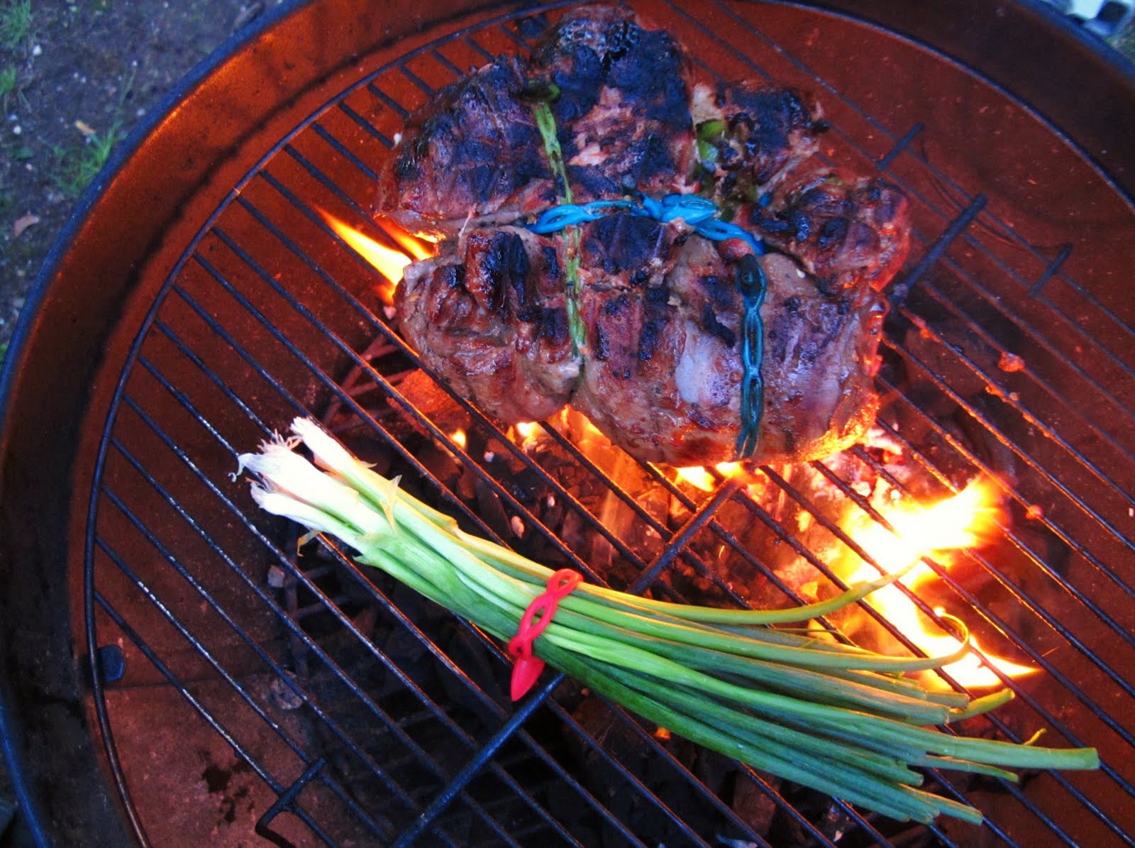 The Small Boston Kitchen Charcoal Grilled Butterflied Leg of Lamb
