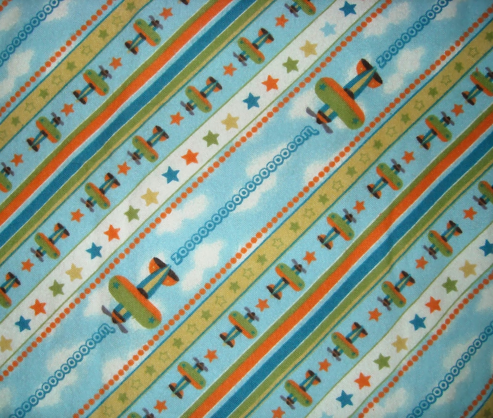 Crafter without a Cat Airplane Baby Blanket