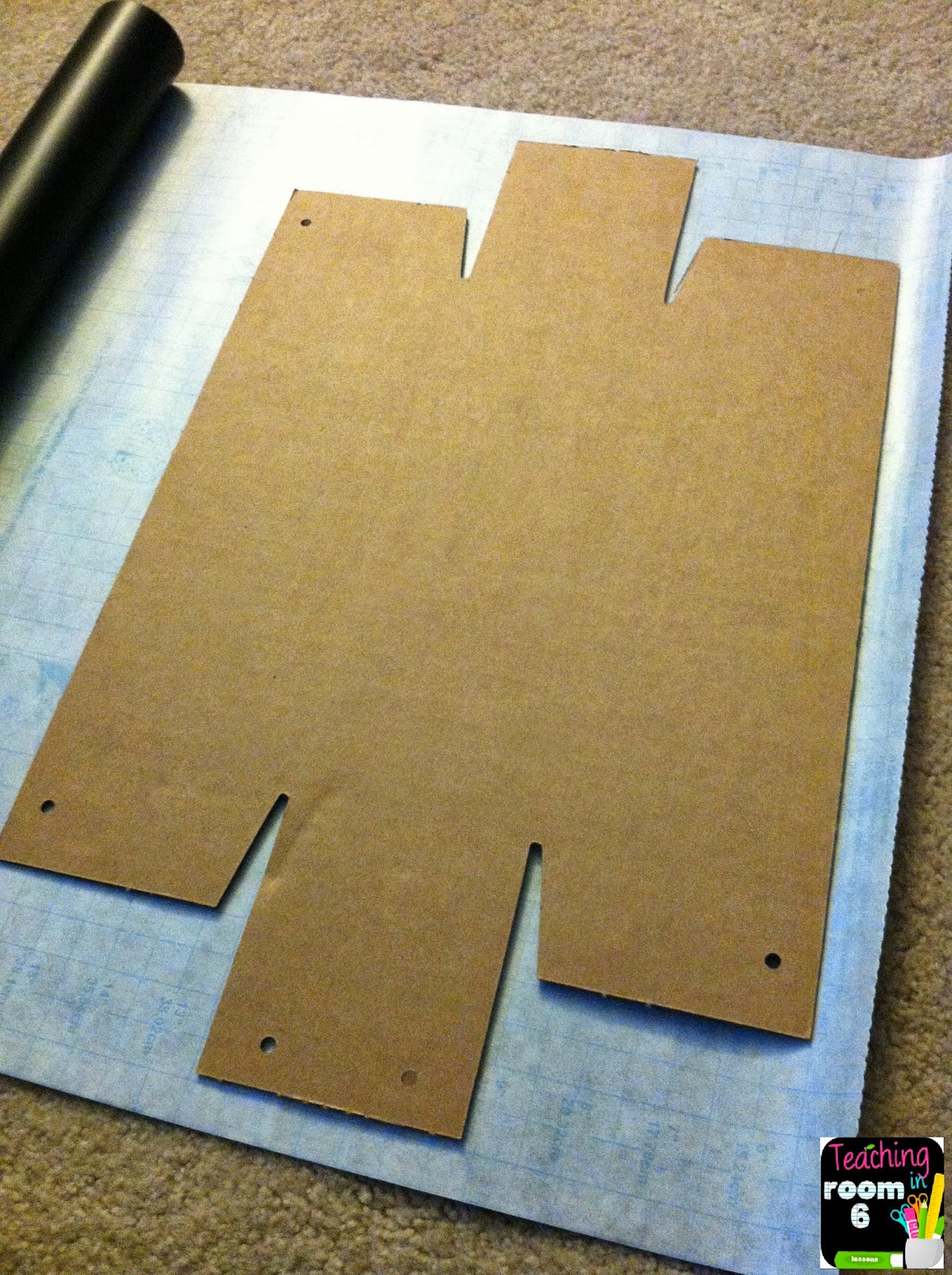 Bright Idea Covering Cardboard Boxes for Pencil Boxes Teaching in Room 6