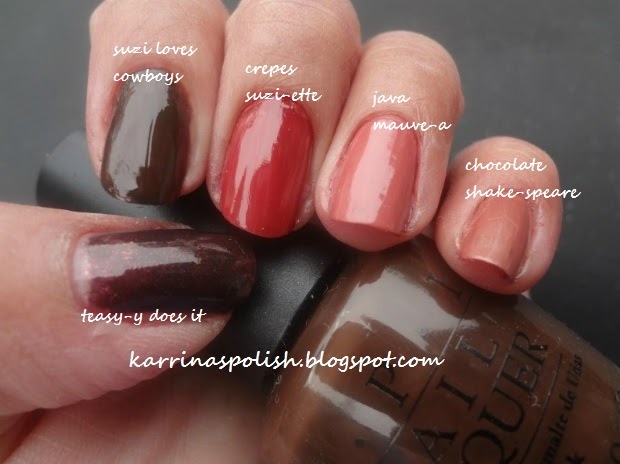 OPI Nail Lacquer, Brown Shades - wide 2
