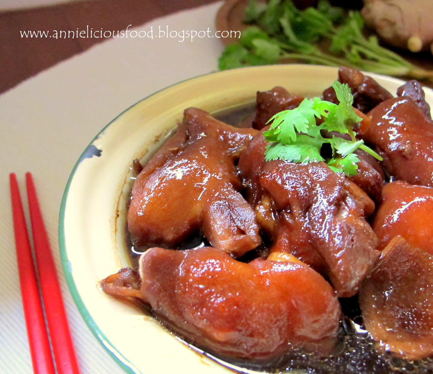 Annielicious Food Mdm Chai's Pig Trotter in Vinegar with Ginger (猪脚醋)