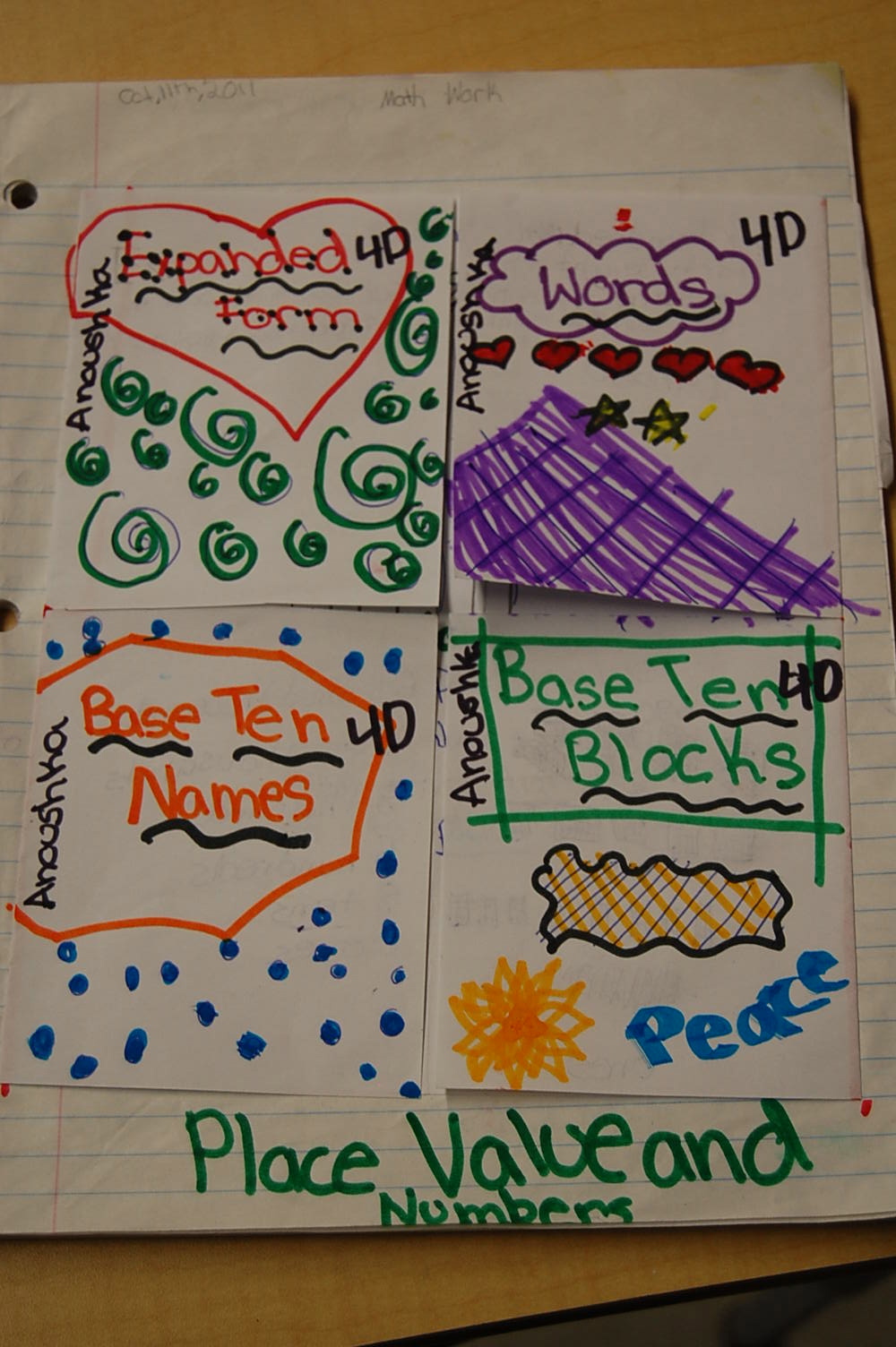 Thinking of Teaching Foldables Week Math Monday