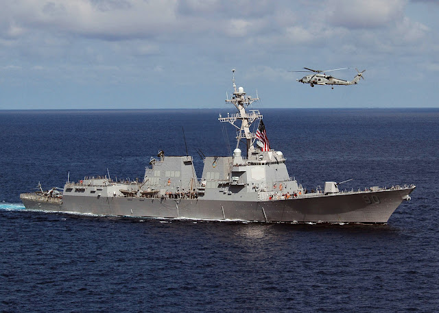 Arleigh Burke-class guided-missile destroyer USS Chafee (DDG-90). Chafee’s combat system will not be modernized as part of the Fiscal Year 2016 budget decision USS Chafee (DDG-90)