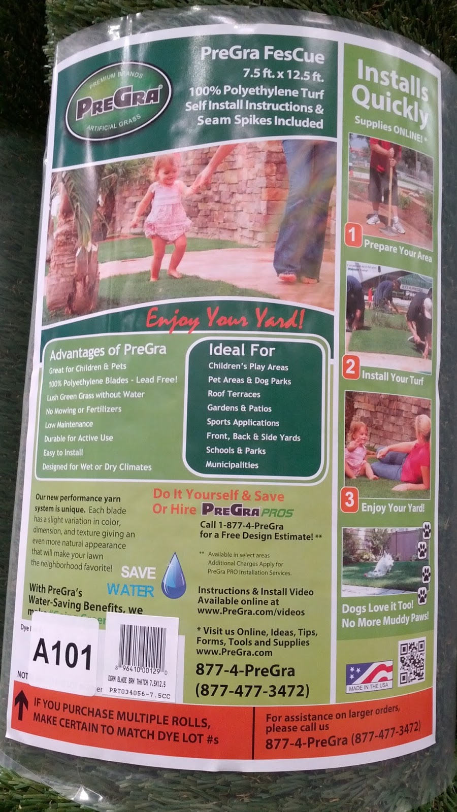 Pregra Fescue Premium Turf Costco Weekender