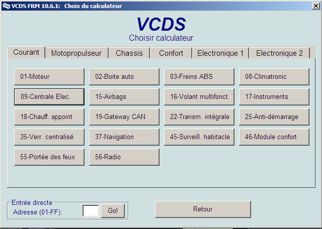 calculateur de voiture