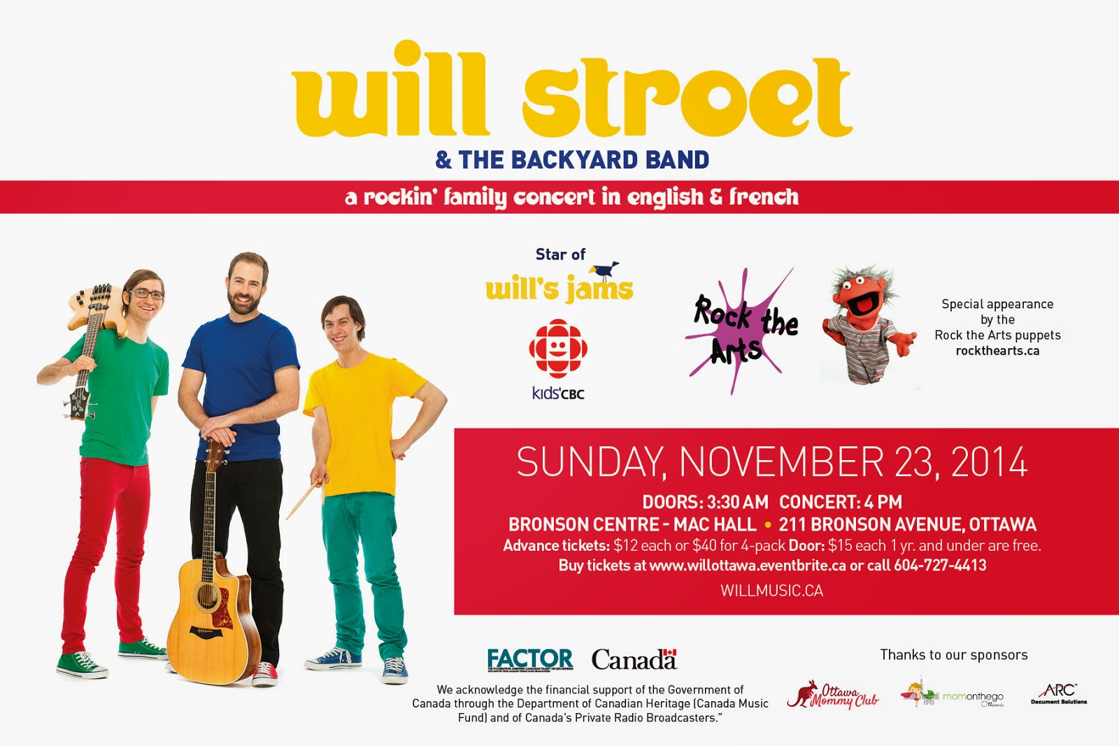 Things To Do with the Kids in Ottawa: Will Stroet Comes to Ottawa1600 x 1067