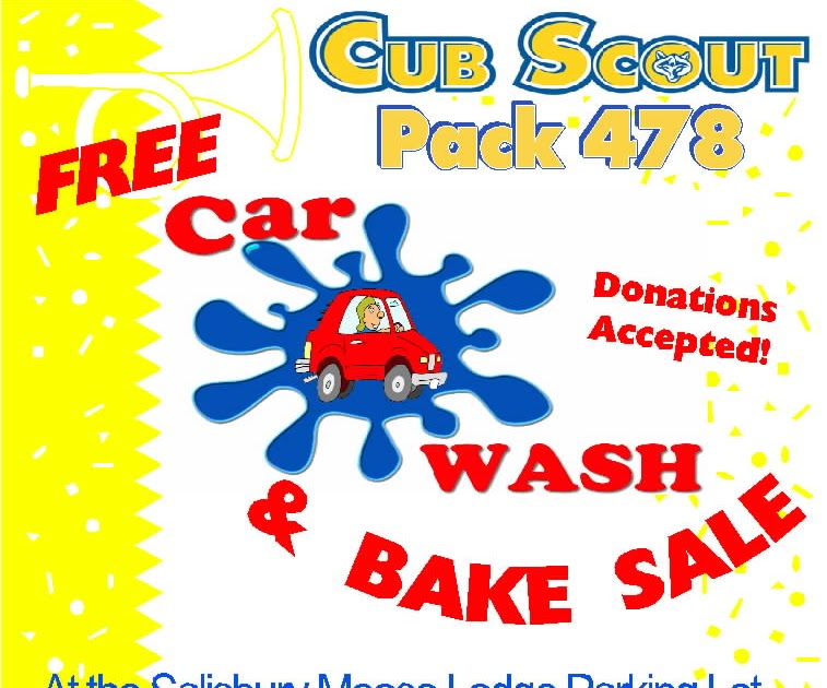 Salisbury News Cub Scout Pack 478 Car Wash & Bake This Saturday 9/