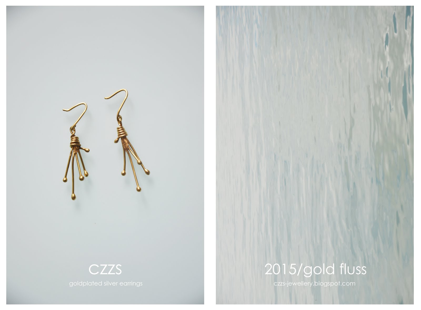 GOLDPLATED SILVER EARRINGS