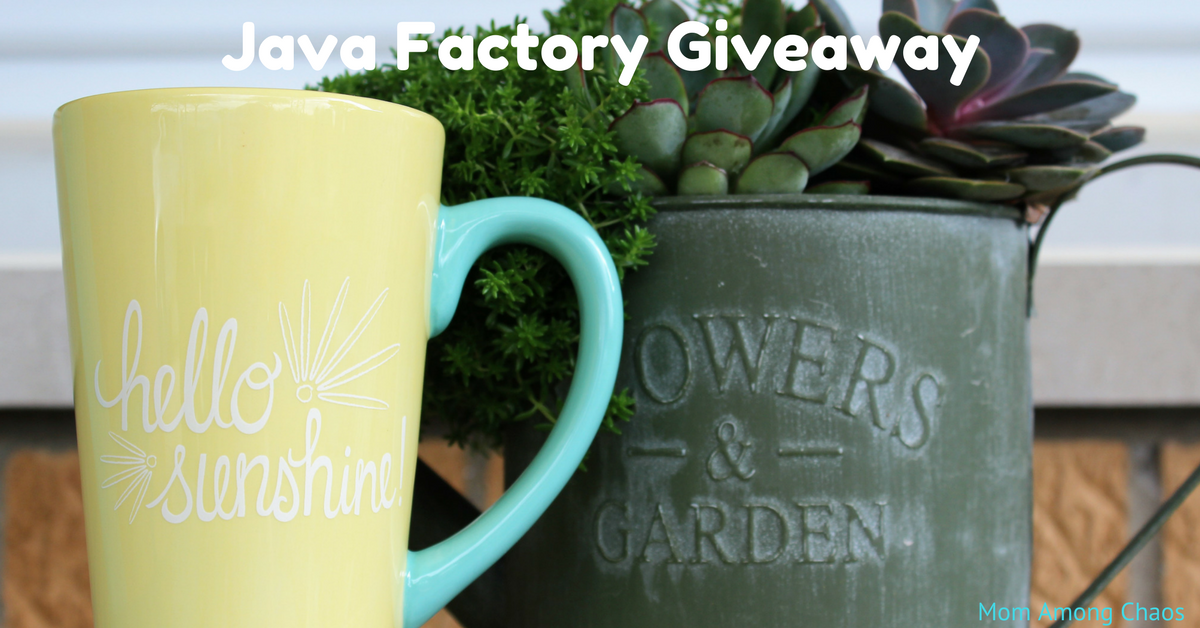 Mom Among Chaos Java Factory Giveaway