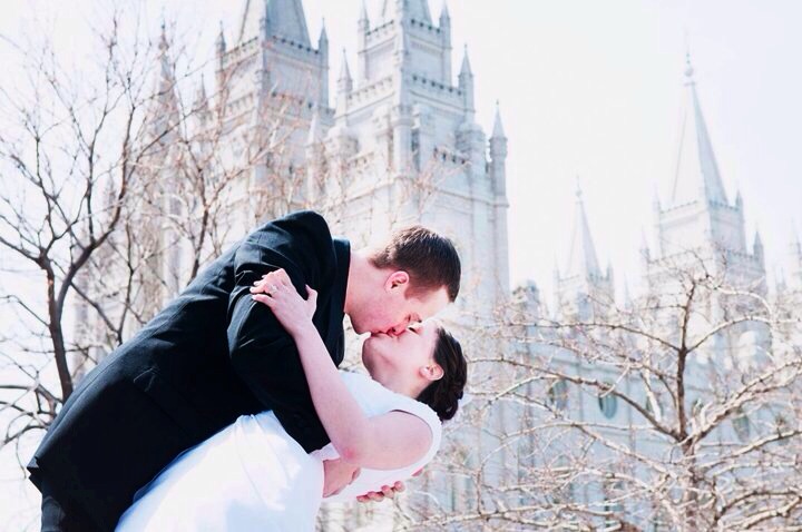 Dallan and I got married in the Salt Lake Temple. One of the most beautiful places ever.
