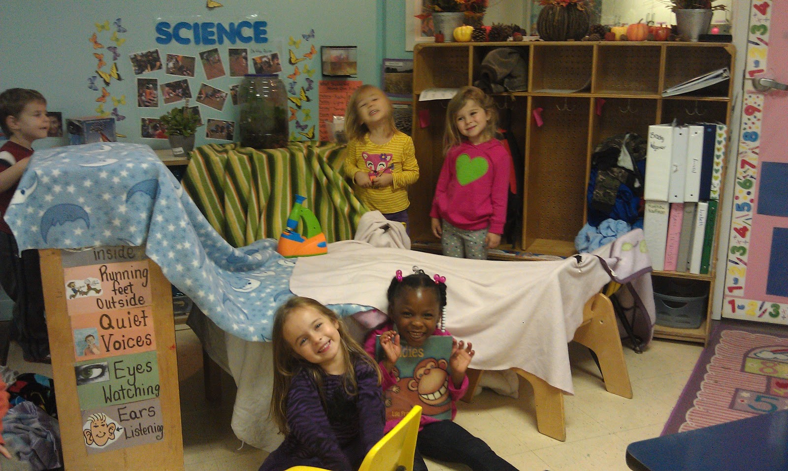 Partners In Blogging Fort Building in the Classroom!!