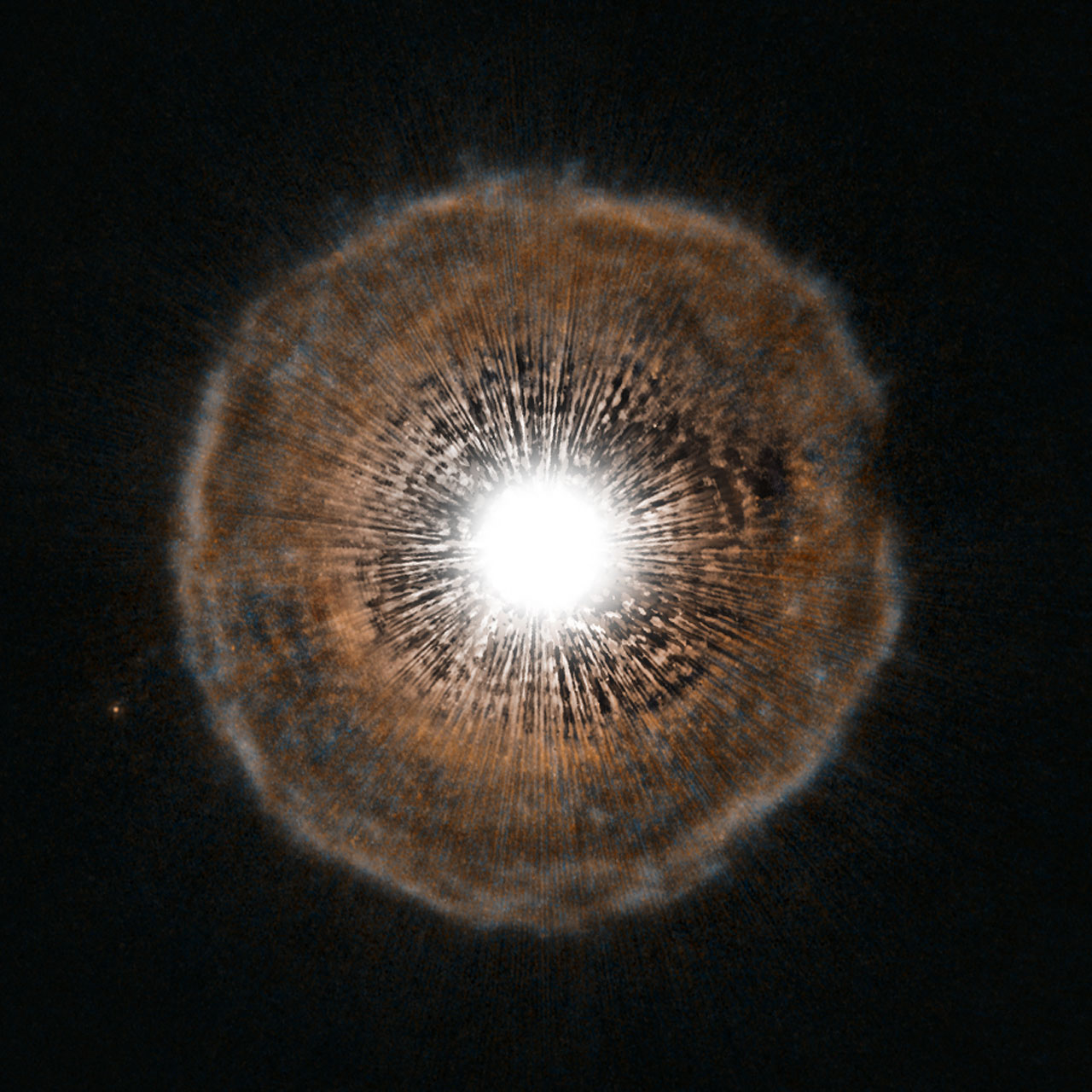 Orbiter.ch Space News Hubble Sees Red Giant Blow a Bubble