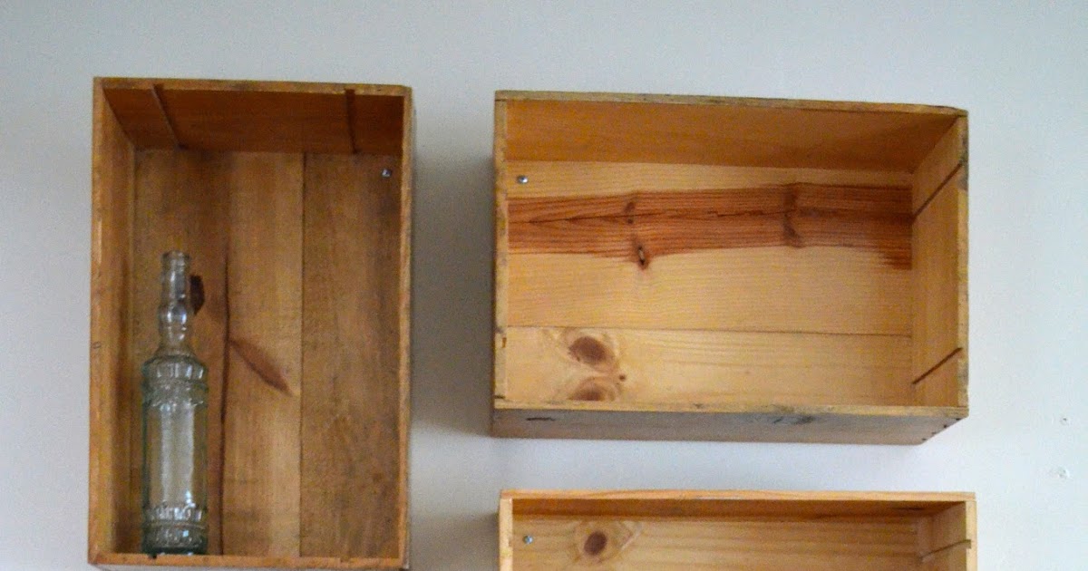 Grumpy When Hungry Wine Crate Shelves DIY