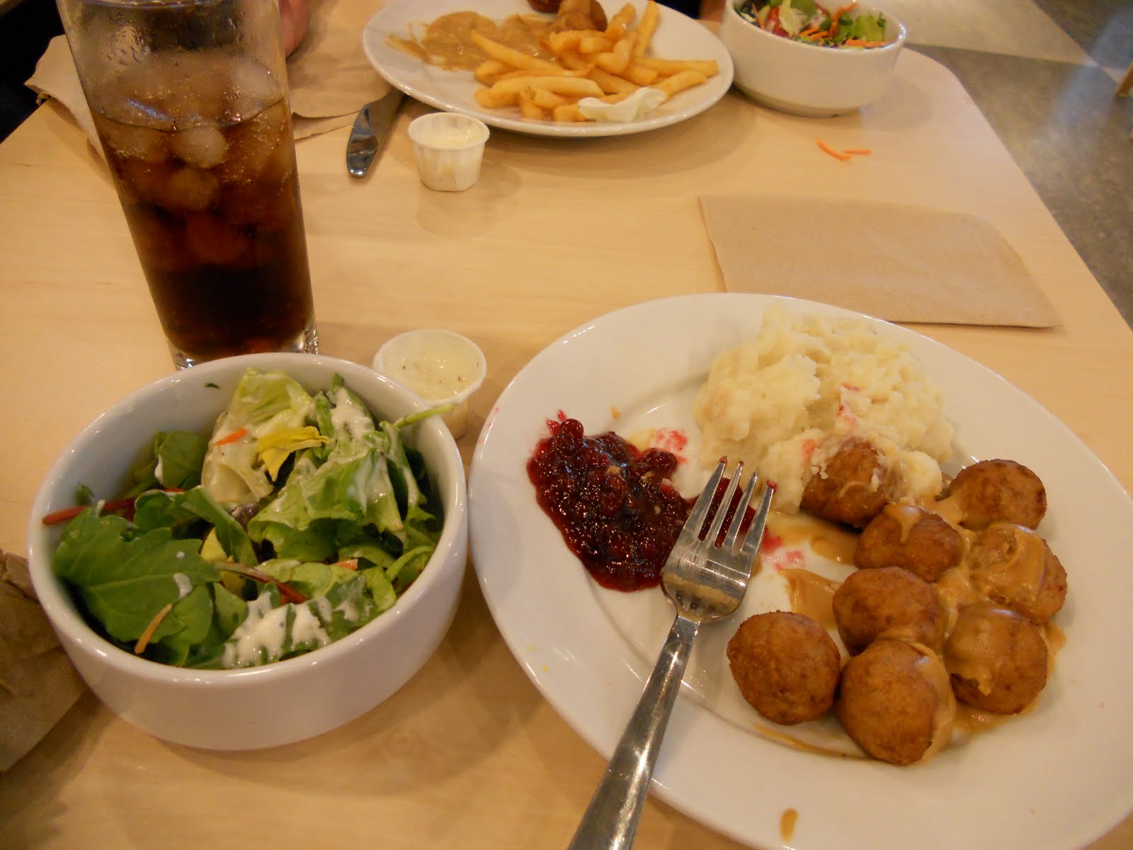 Cooking is Love IKEA...Swedish Meatball Combo Meal )