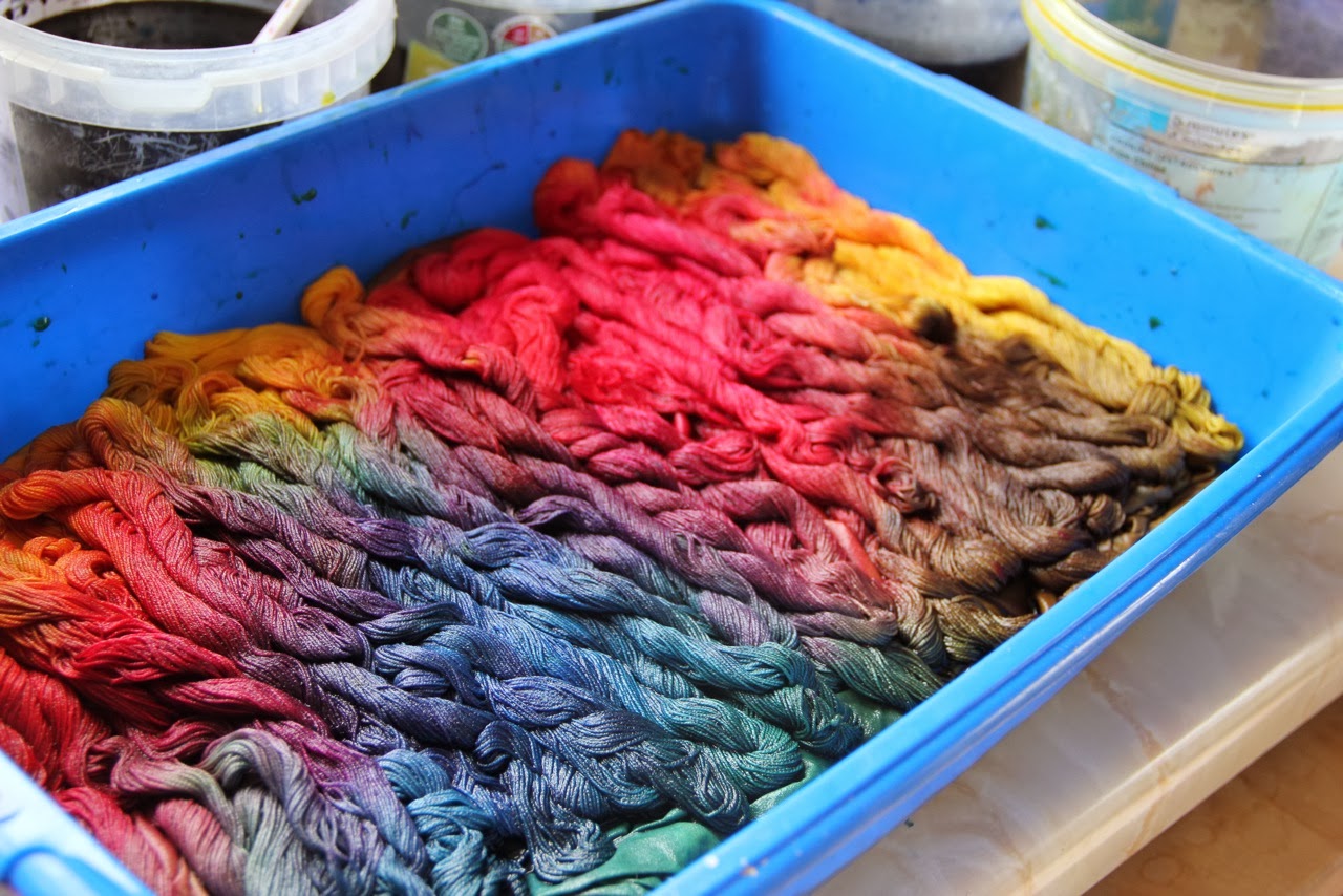 Tips for dyeing threads - DesignMatters TV