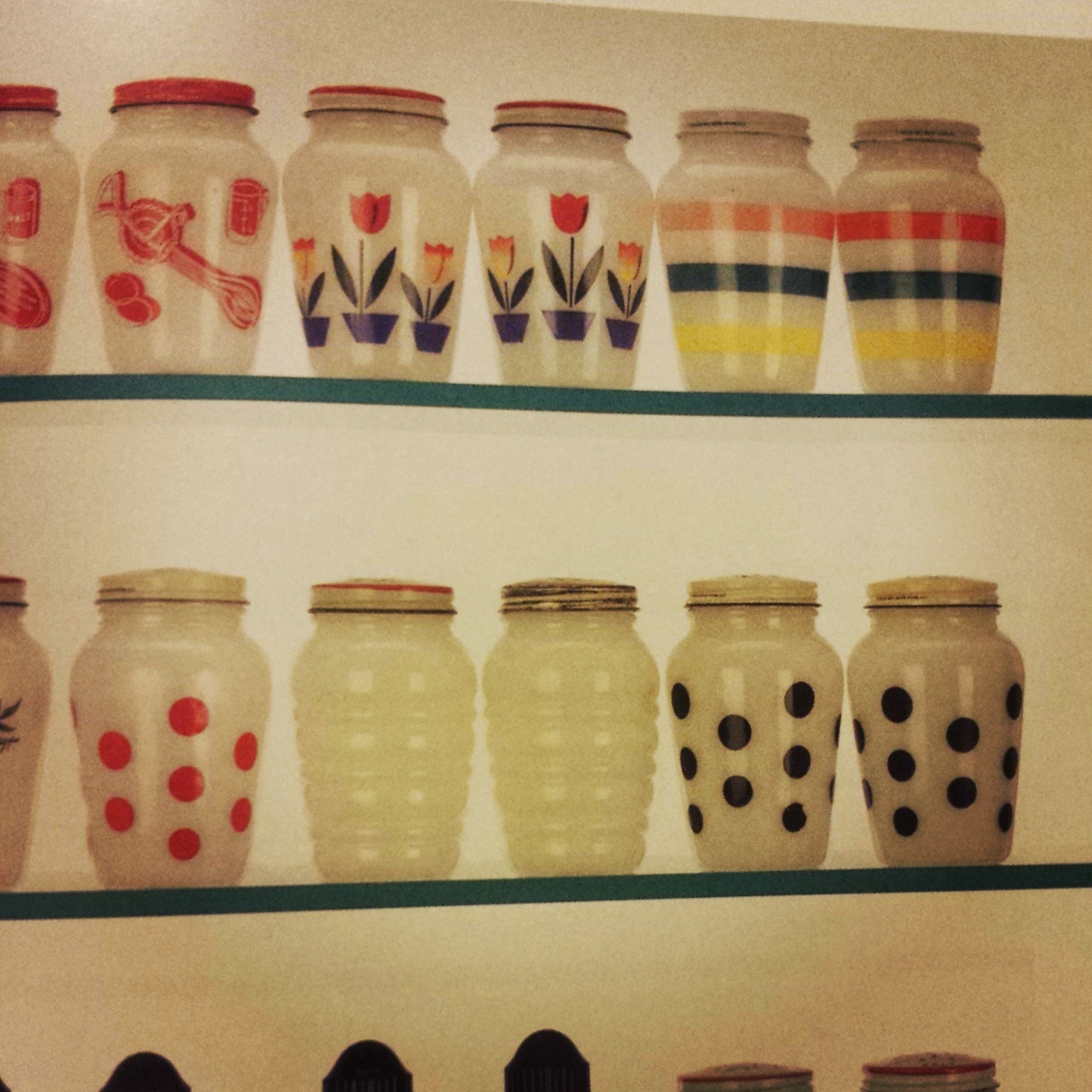 FIRE KING Red Dot Grease Jar EUC www.bakosante.be